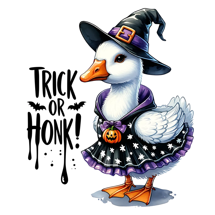 Halloween Duck DTF Transfer Ready to Press