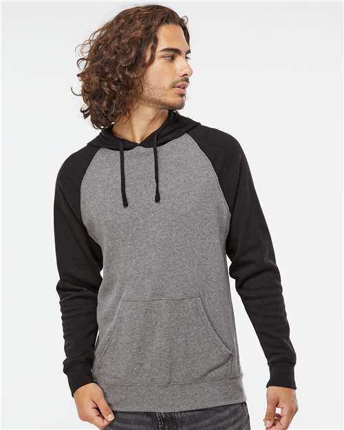 Independent Trading Co. - Special Blend Raglan Hooded Sweatshirt - S - PRM33SBP