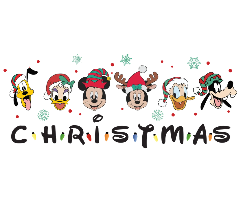 Christmas Joy DTF Transfer Ready to Press