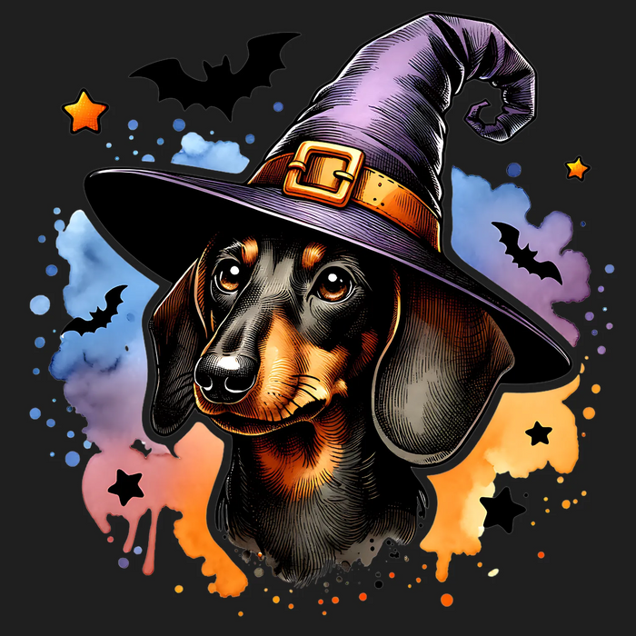Halloween Dachshund DTF Transfer Ready to Press
