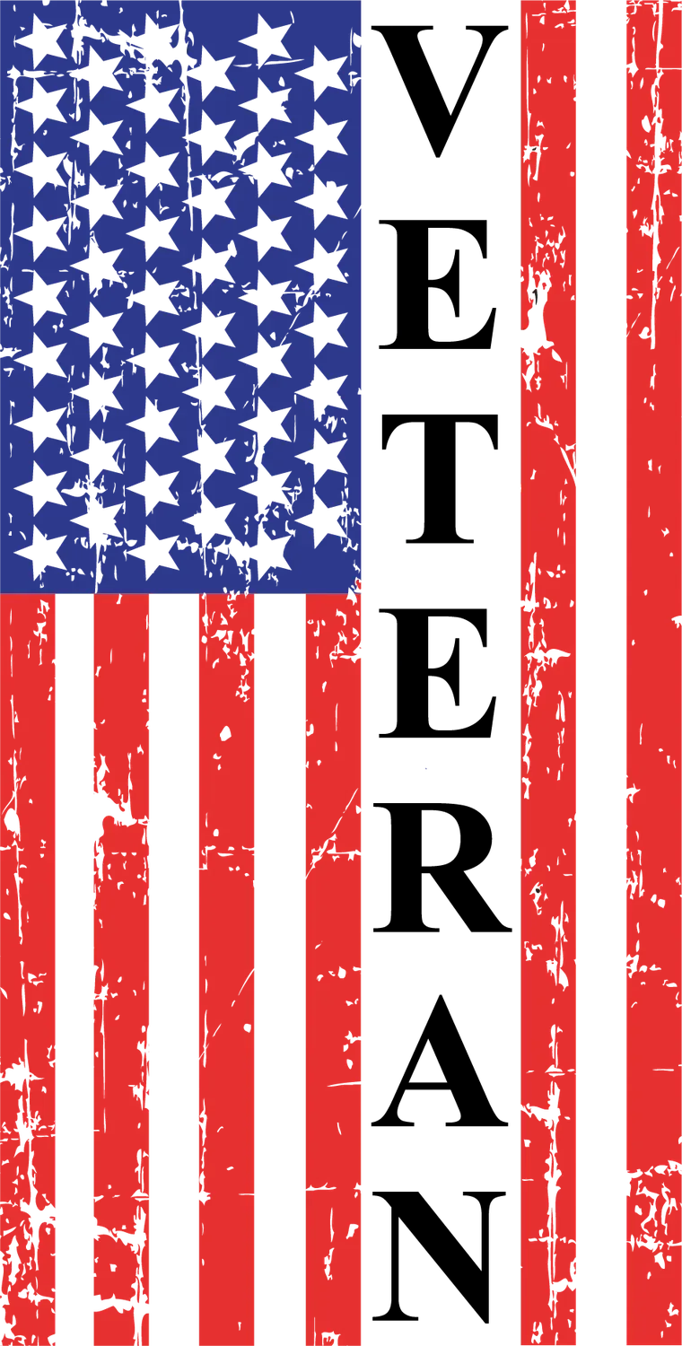 Veteran American Flag DTF Ready to Press