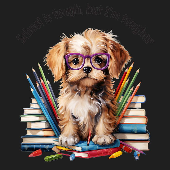 Cute Puppy DTF Transfer Ready to Press