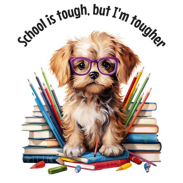 Cute Puppy DTF Transfer Ready to Press