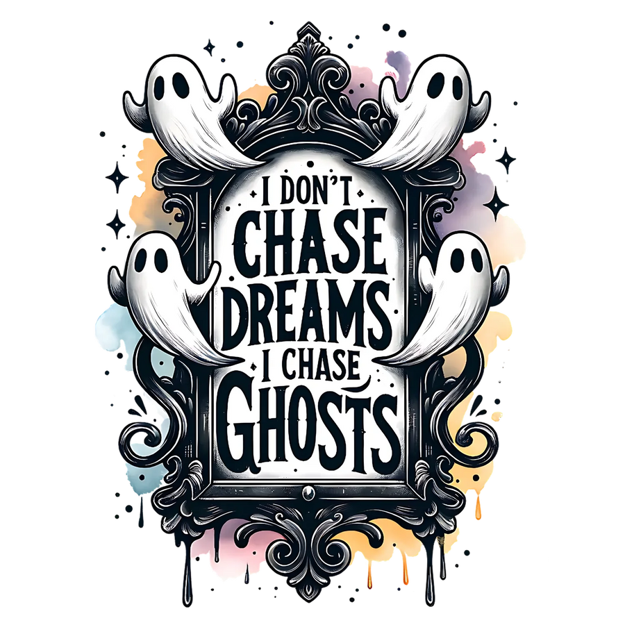 Ghostly Charm DTF Transfer Ready to Press