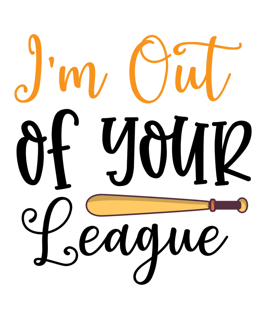 Fashionable 'I'm Out' DTF Transfer Ready to Press