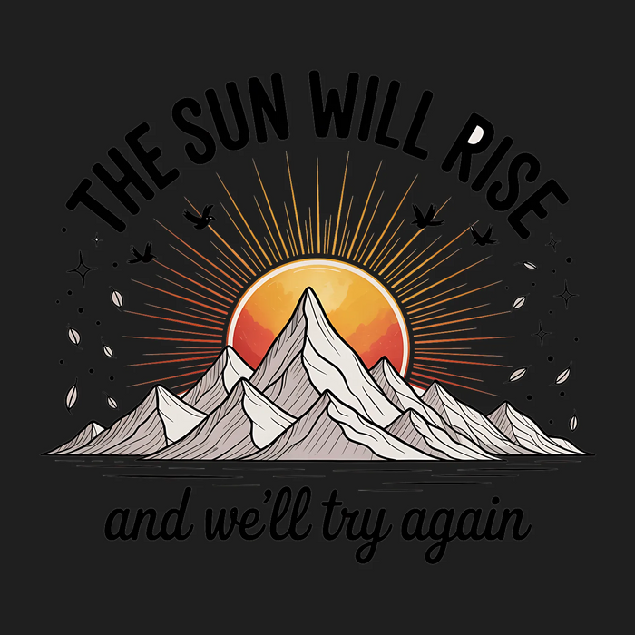 Mountain Sunrise DTF Transfer Ready to Press