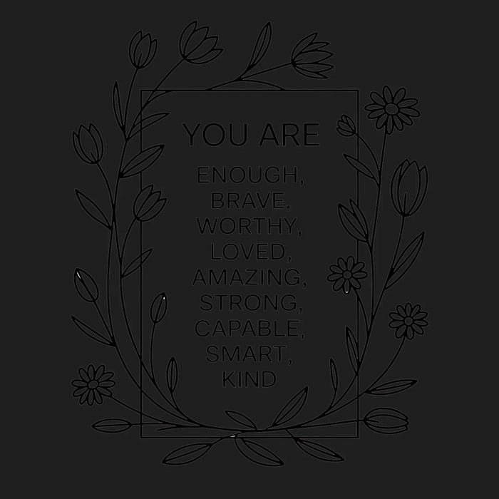 Empowerment Floral DTF Transfer Ready to Press