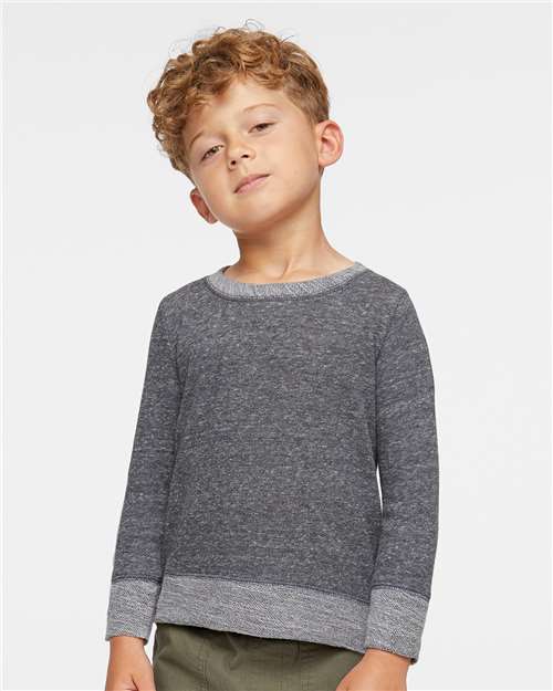 Toddler Harborside Mélange French Terry Crew