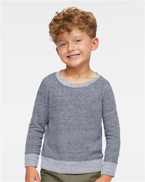 Toddler Harborside Mélange French Terry Crew