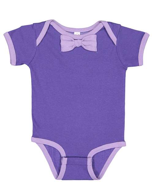 Baby Rib Infant Bow Tie Bodysuit