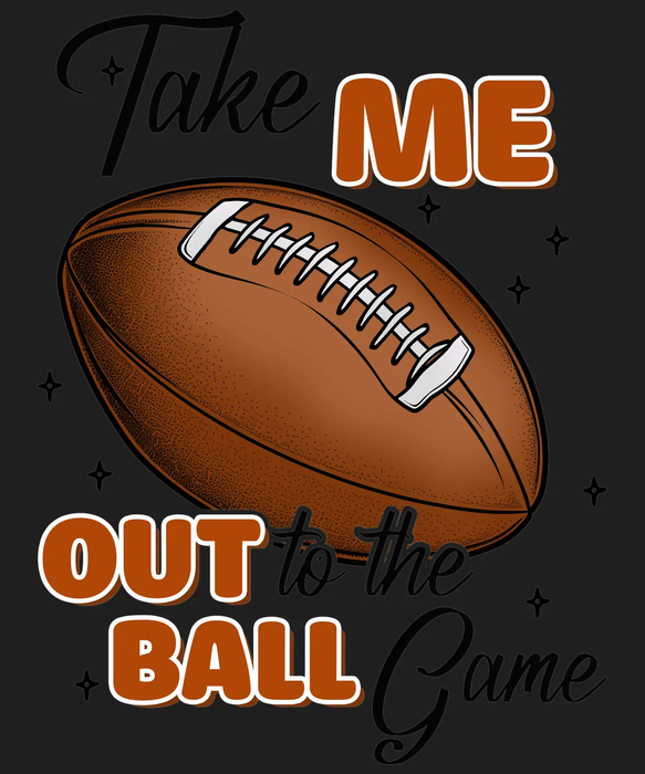 Football Game DTF Transfer Ready to Press