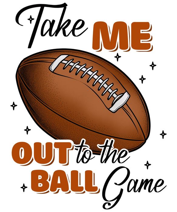 Football Game DTF Transfer Ready to Press