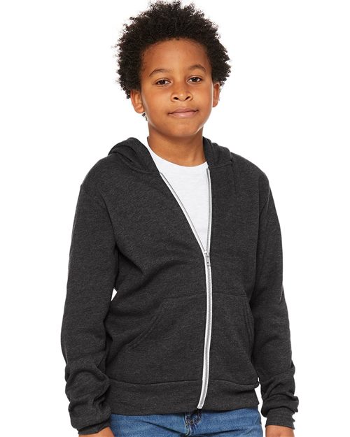 Youth Sponge Fleece Full-Zip Hoodie