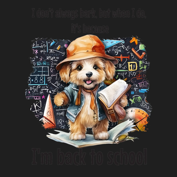 Back to School DTF Transfer Ready to Press