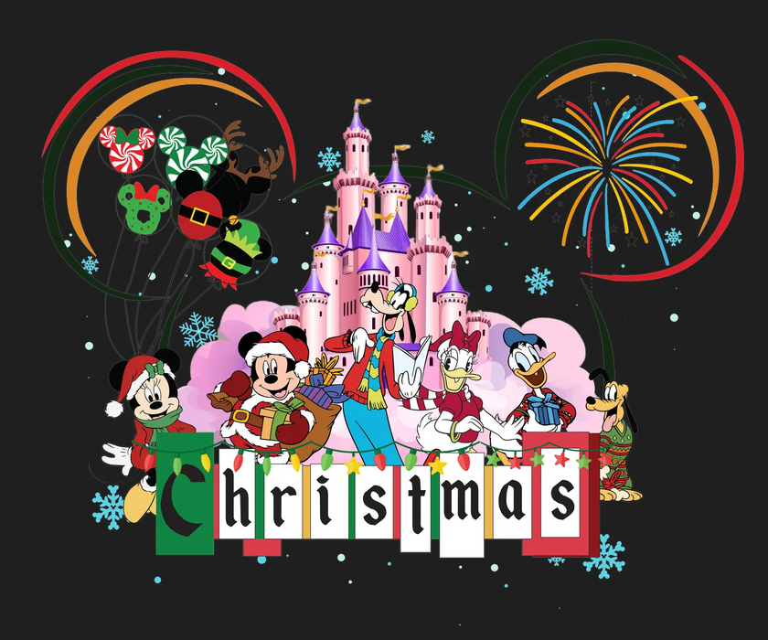 Christmas Magic DTF Transfer Ready to Press