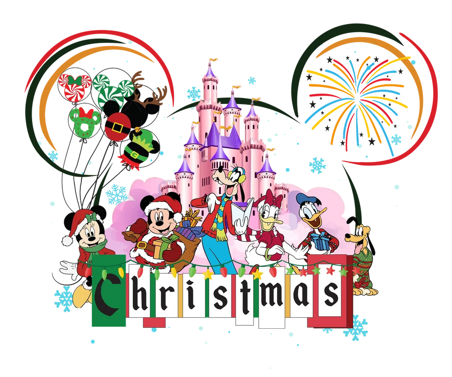 Christmas Magic DTF Transfer Ready to Press