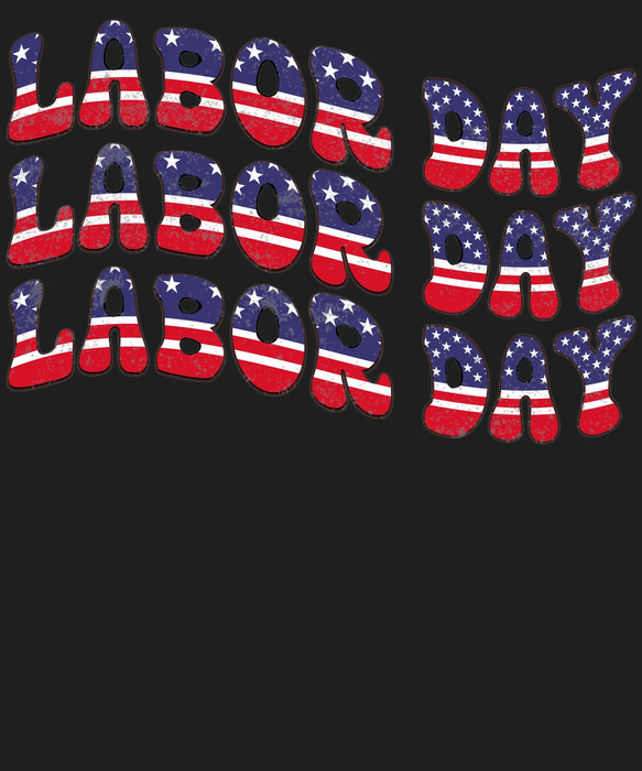 Labor Day Apparel DTF Graphic Transfer