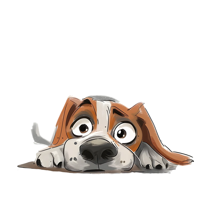 Cute Puppy DTF Transfer Ready to Press