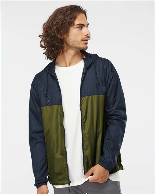 Lightweight Windbreaker Full-Zip Jacket