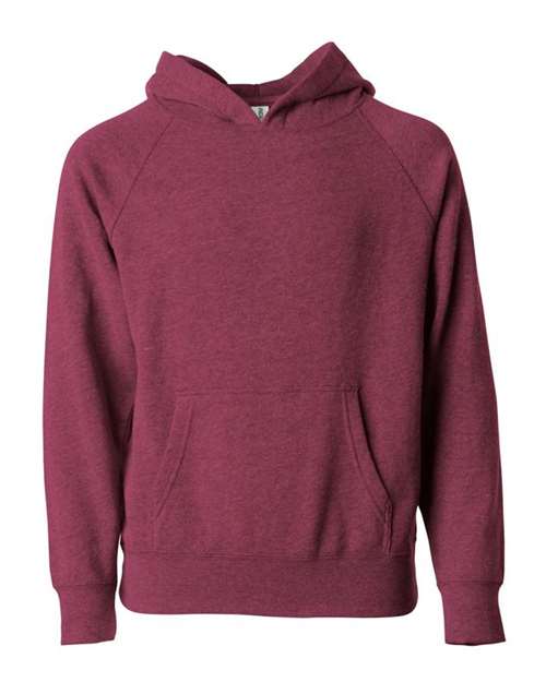 Youth Lightweight Special Blend Raglan Hooded Sweatshirt - DTF Center 