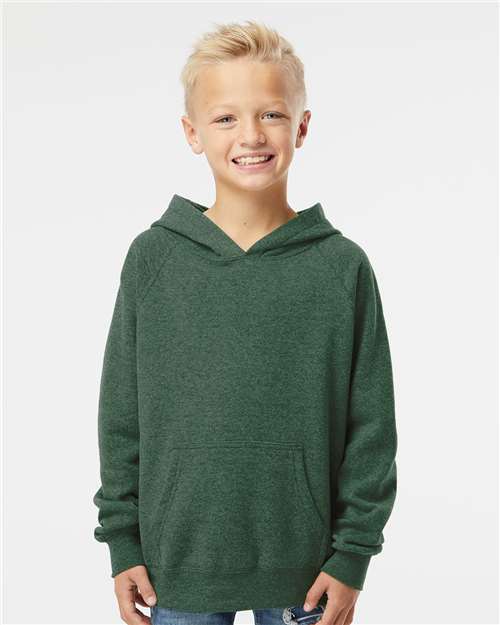 Youth Lightweight Special Blend Raglan Hooded Sweatshirt - DTF Center 