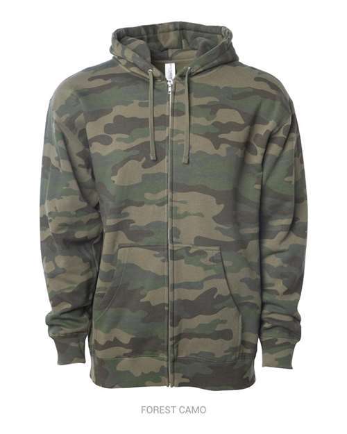 Independent Trading Co. - Midweight Full-Zip Hooded Sweatshirt - M - SS4500Z