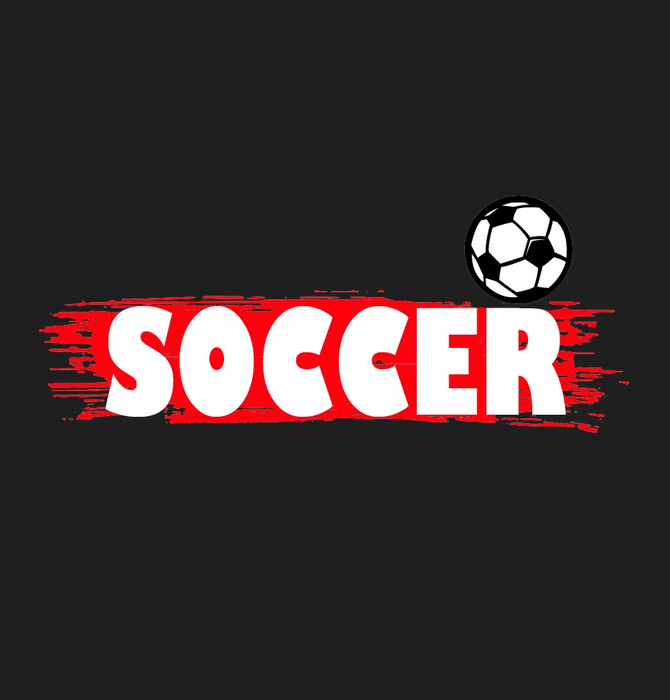 Soccer Ball DTF Transfer Ready to Press