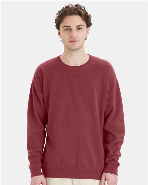 Garment-Dyed Crewneck Sweatshirt