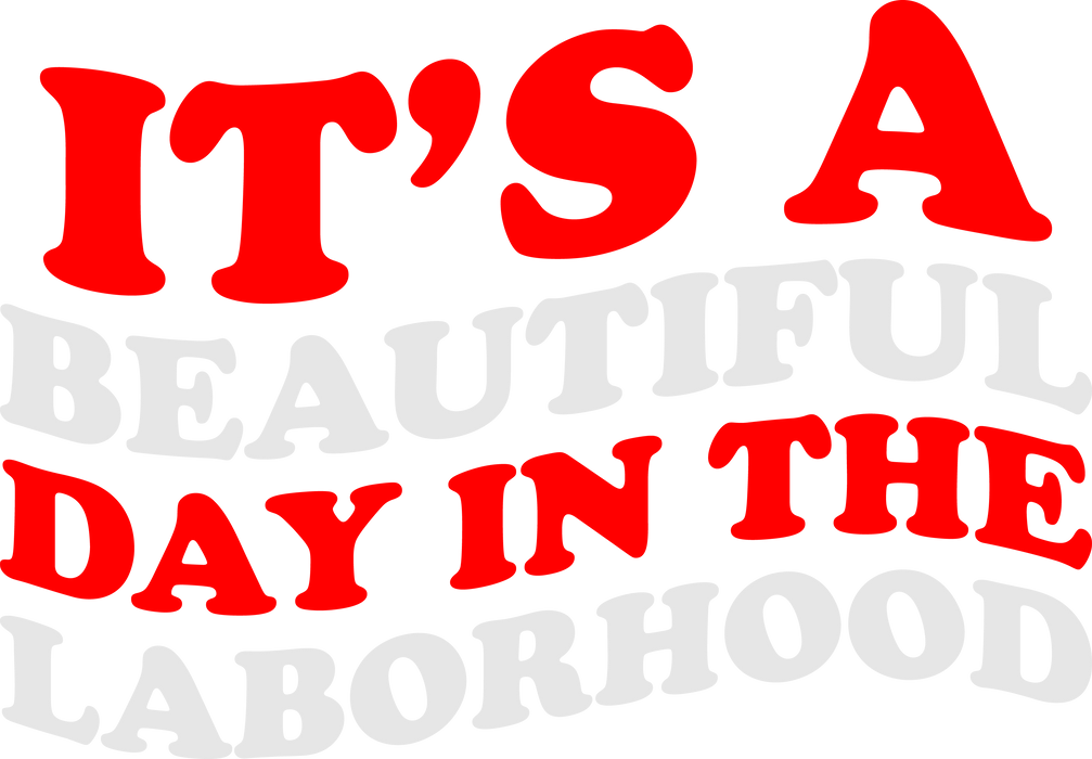 Beautiful Day DTF Hood Style Transfer