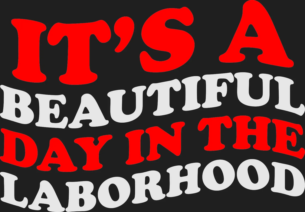 Beautiful Day DTF Hood Style Transfer
