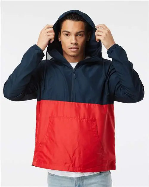 Lightweight Quarter-Zip Windbreaker Pullover Jacket - DTF Center 