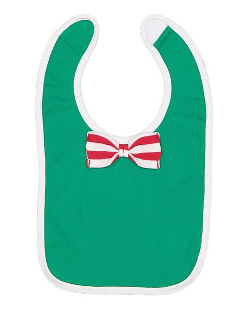 Infant Baby Rib Bow Tie Bib