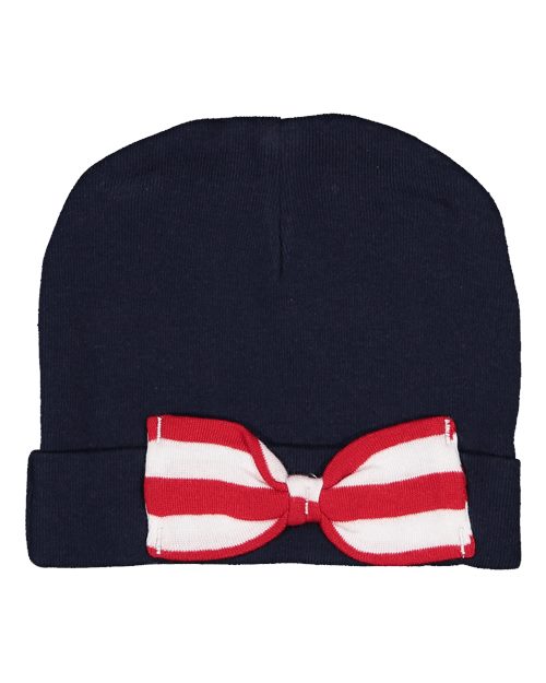 Premium Jersey Infant Bow Cap