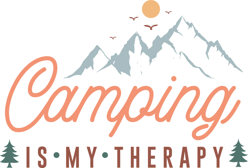 Camping Therapy DTF Transfer Ready to Press