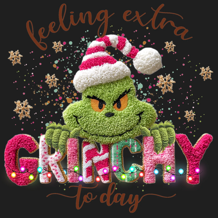 Christmas Grinch DTF Transfer Ready to Press