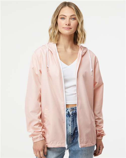Independent Trading Co. - Lightweight Windbreaker Full-Zip Jacket - XL - EXP54LWZ