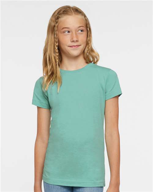 LAT - Girls' Fine Jersey Tee - M - 2616