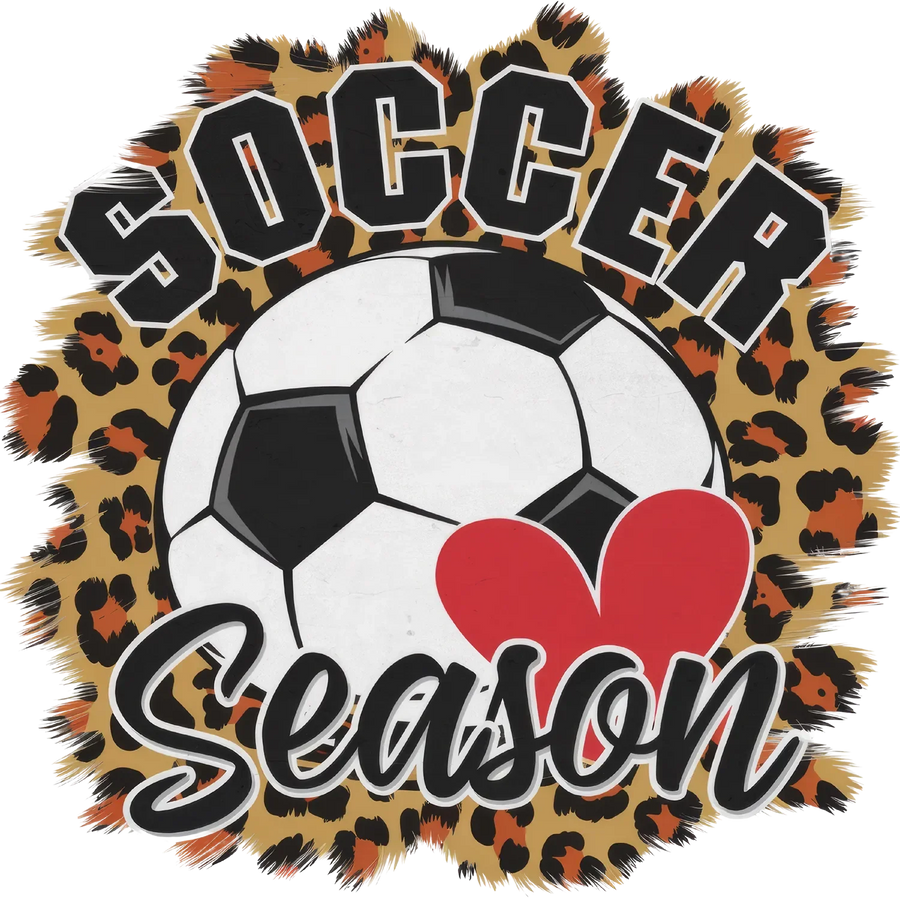 Soccer Season DTF Transfer Ready to Press