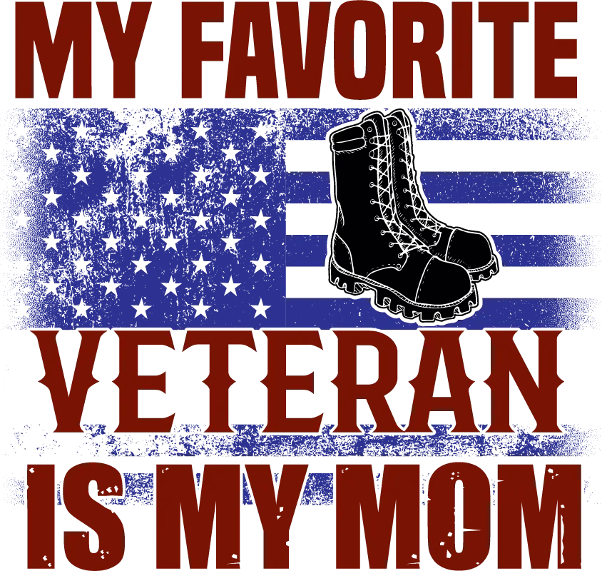 Veteran Mom DTF Transfer Ready to Press