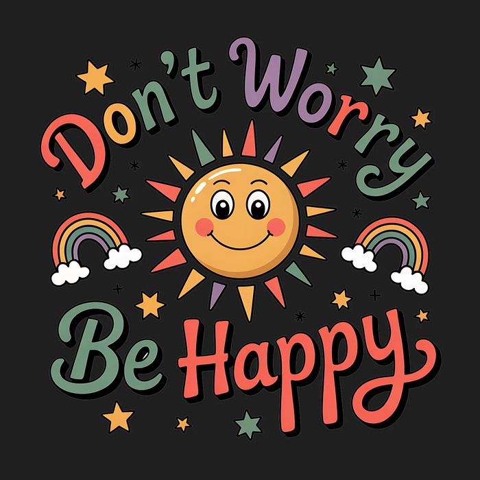 Happy Sun DTF Transfer Ready to Press