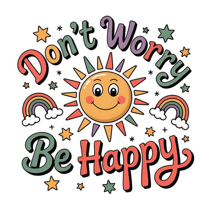 Happy Sun DTF Transfer Ready to Press