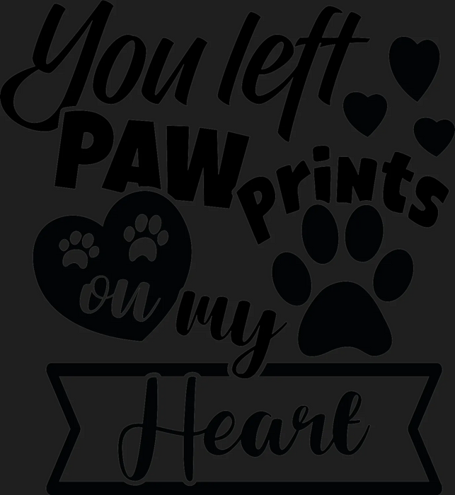 Paw Love DTF Transfer Ready to Press