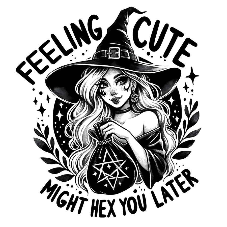 Witchy Vibes DTF Transfer Ready to Press