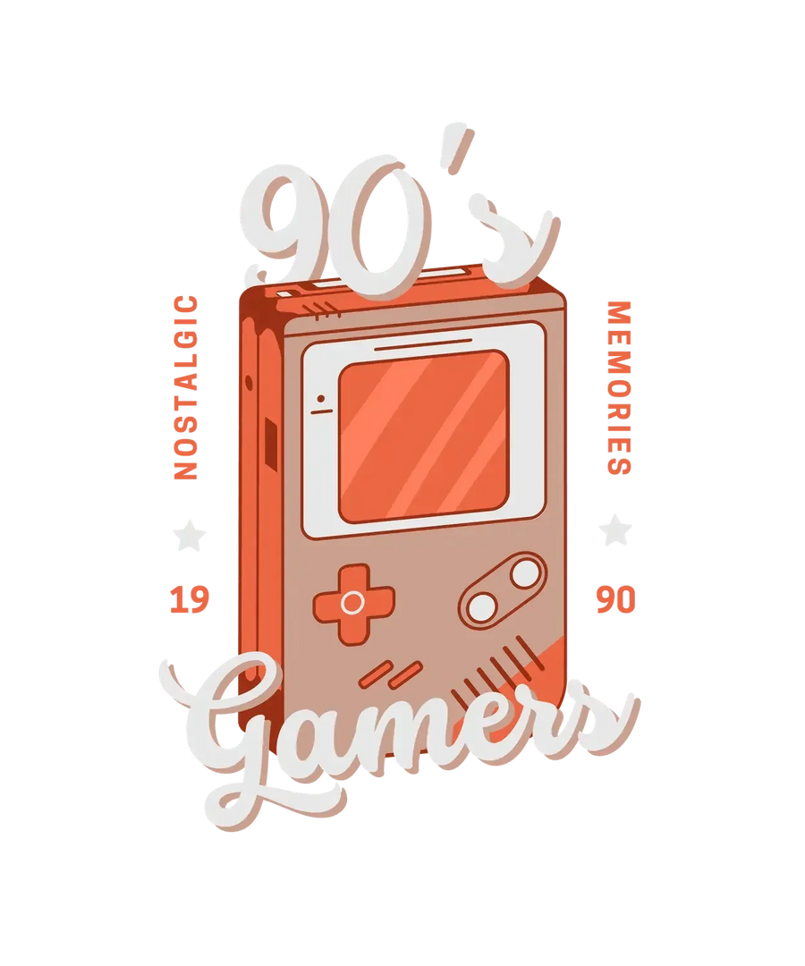 90's Gamers Nostalgia - DTF Ready to Press