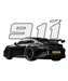911 GT3 Sports Car - DTF Ready to Press (original)