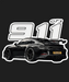 911 GT3 Sports Car - DTF Ready to Press (black_bg)