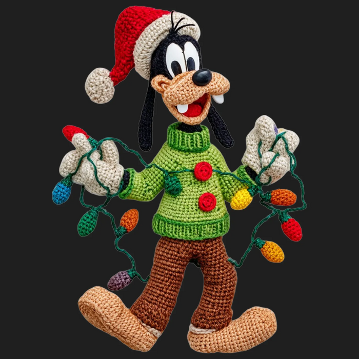 Holiday Goofy DTF Transfer Ready to Press