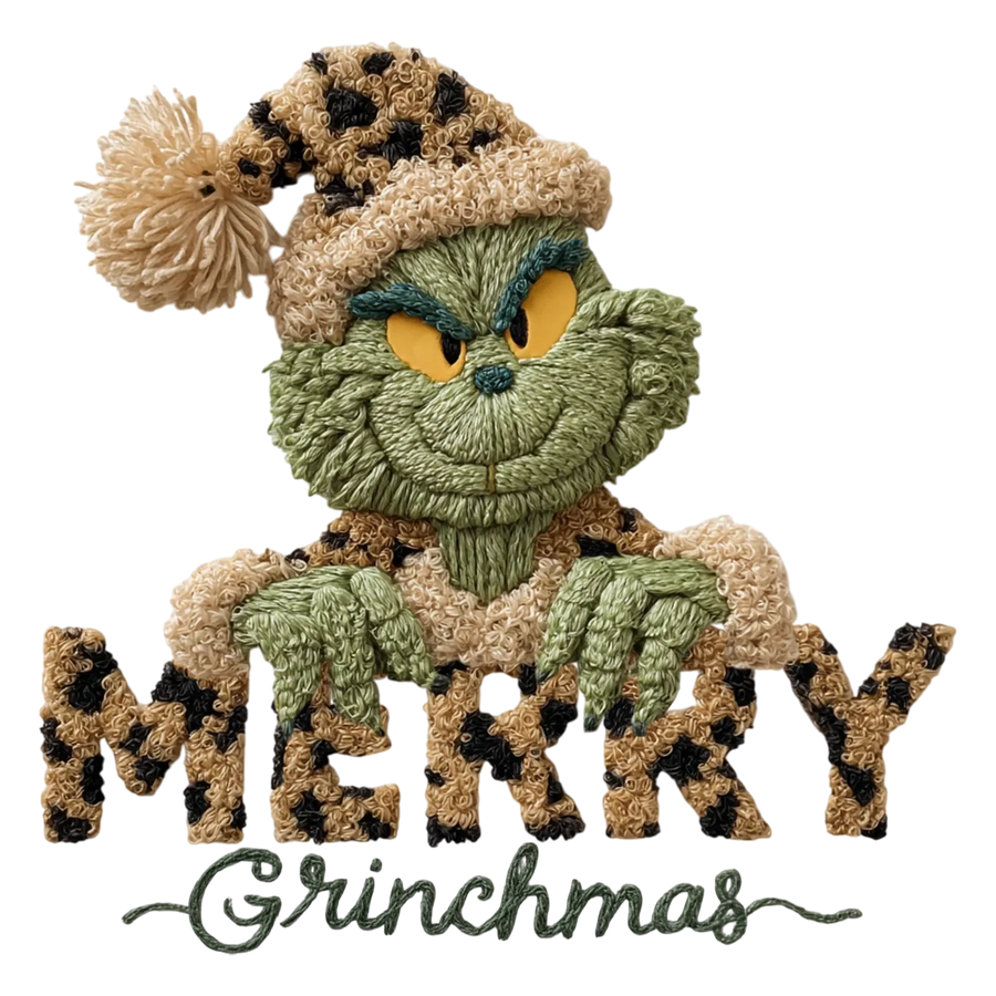 Grinchmas Holiday DTF Transfer Ready to Press