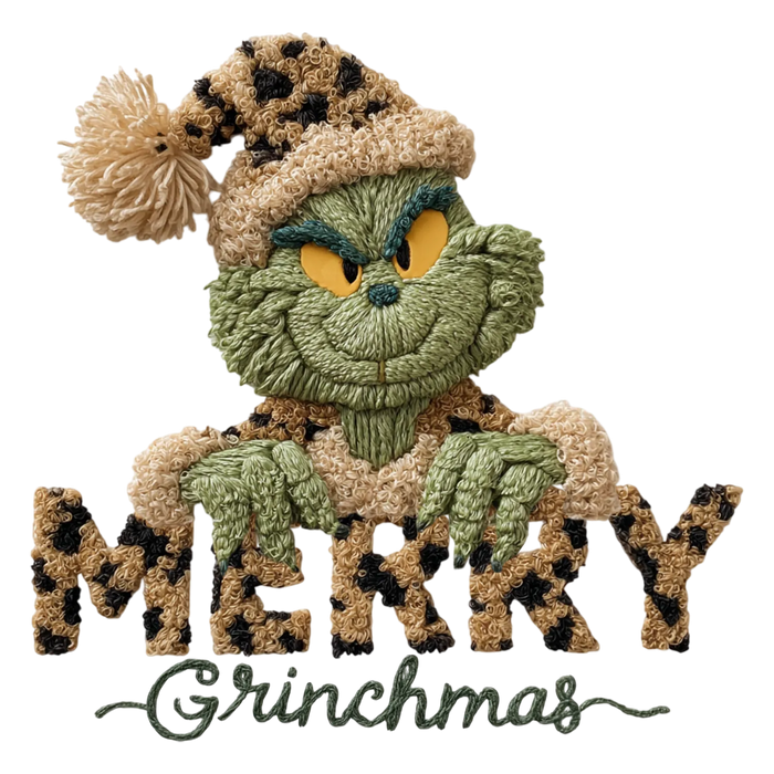 Grinchmas Holiday DTF Transfer Ready to Press