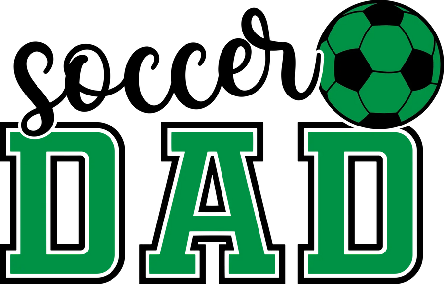 Soccer Dad DTF Transfer Ready to Press